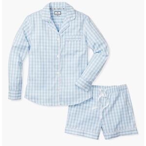 Petite Plume Check Short Cotton Pajamas